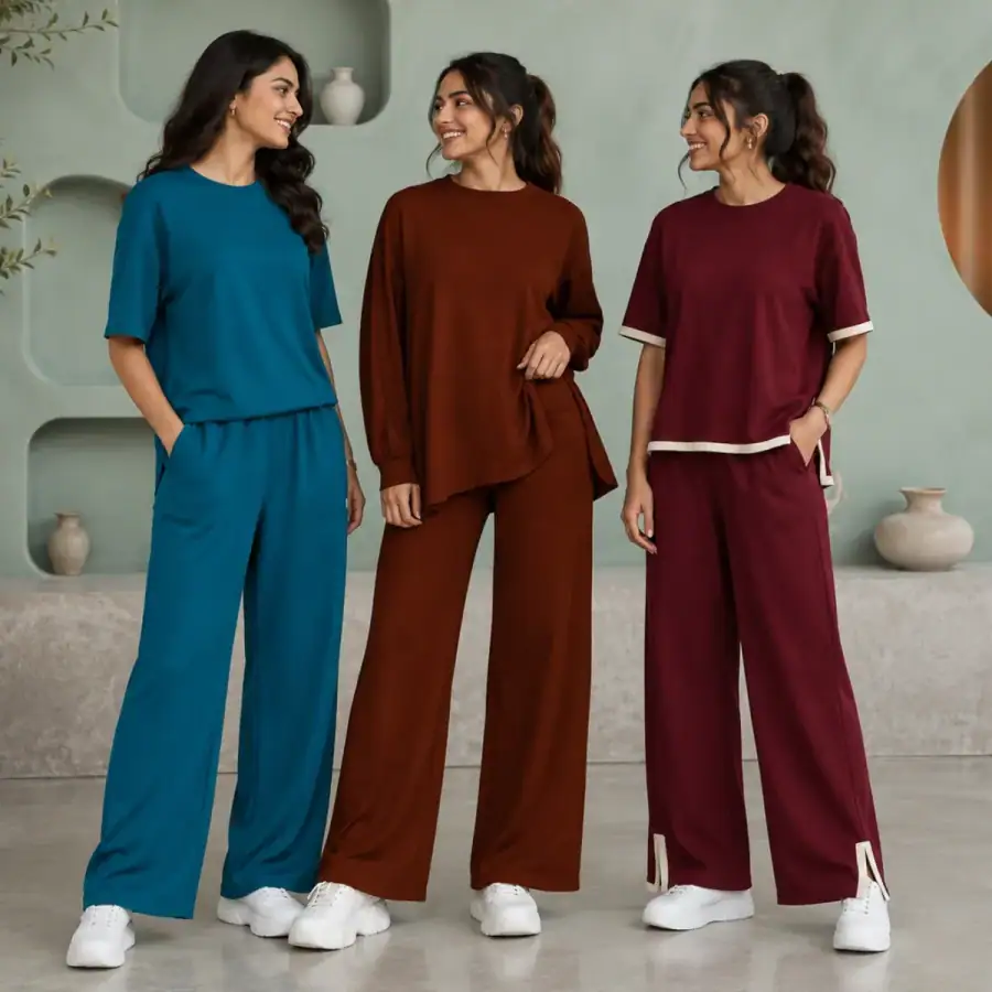 3 Combo Women's Co-Ord Sets ( C2 ) in As shown in photos