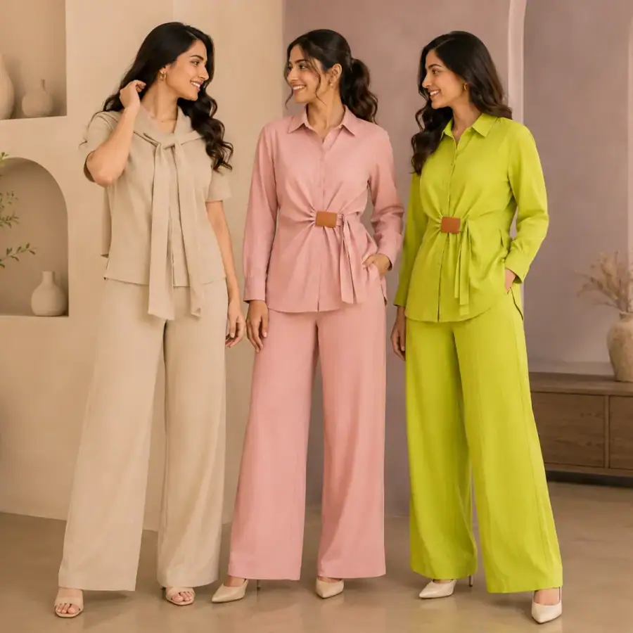 3 Combo Women's Co-Ord Sets ( C4 ) in As shown in photos